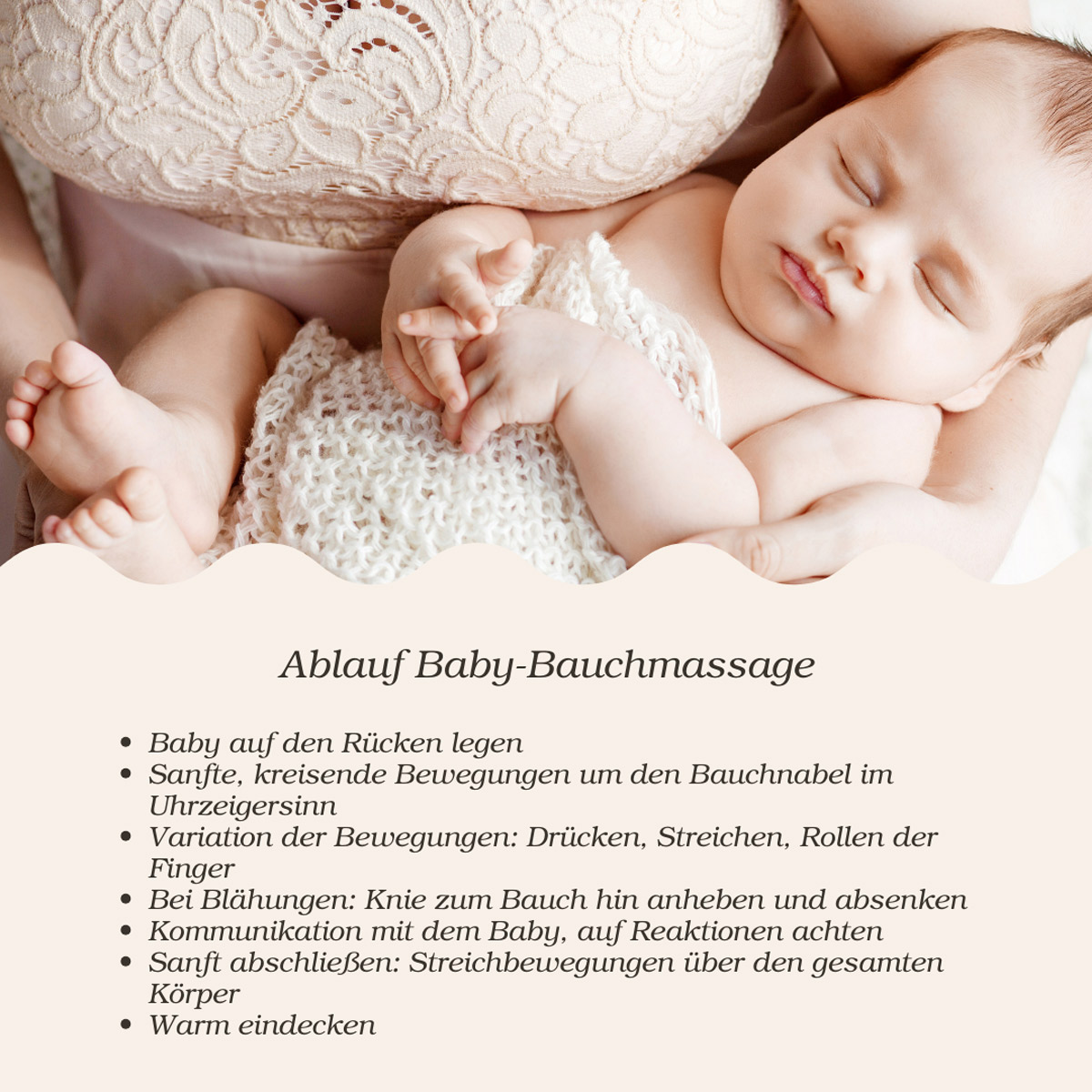Baby Bauchmassage